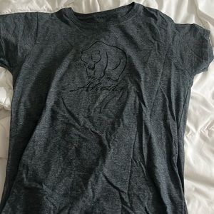 Gray shirt that says Alaska
